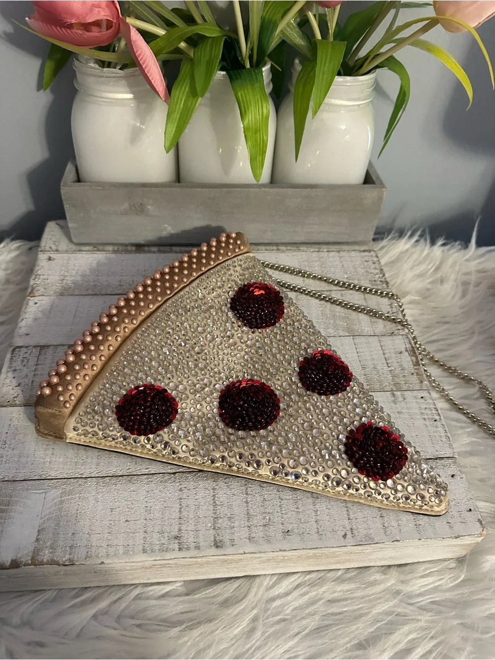Kate spade pepperoni pizza crossbody bag